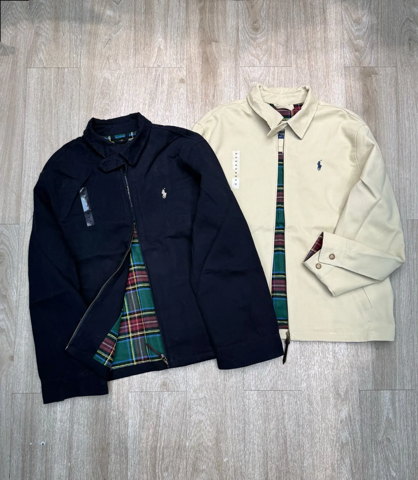 P360 Ralph Lauren·🇺🇸American high-end brand new color-blocked jacket ✅✅✅Ready stock Focus on quality and compare at will Size: S M L XL Color: Navy Khaki